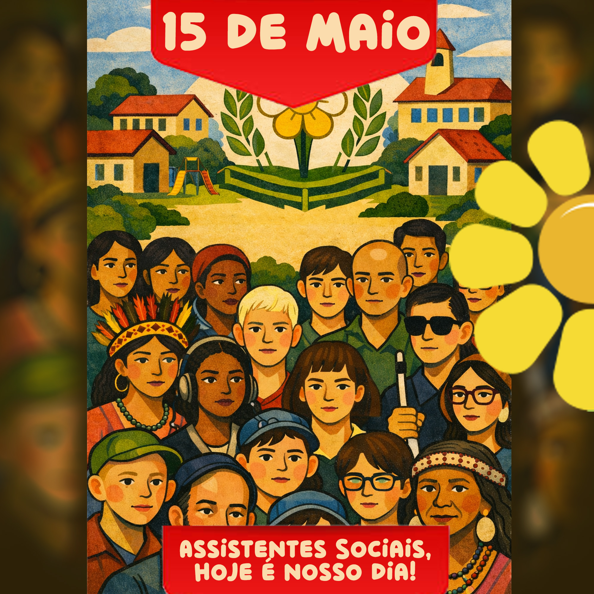 15 de maio, Assistentes Sociais, hoje é nosso dia!